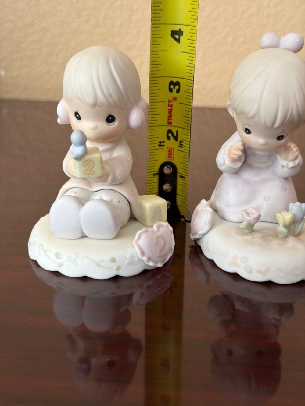 2 X Precious Moments Growing in Grace Age 2/3 Bday Girl 136212/136220 - No Box - Picture 2 of 13